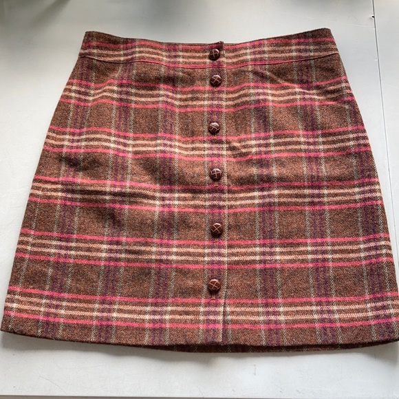 EUC Talbots Button Down Skirt Size 12 - Picture 1 of 4